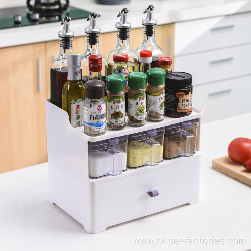 Multifunction Plastic Condiment Bottle Mix Tool Holder